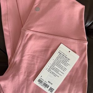 Lululemon align high rise 25” size 6